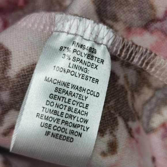 Floral Printed A Line Sleeveless Dress - Picture 8 of 10